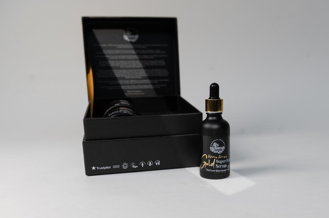 Gold beauty face serum and skin care exclusively Unique Gold Beauty Serum - Pure Radiance in Every Drop (15ml)