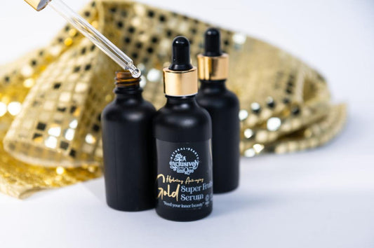 SUPER FRUITS & BEAUTY SERUM Exclusively Unique Gold Beauty Serum - Pure Radiance in Every Drop (50ml)